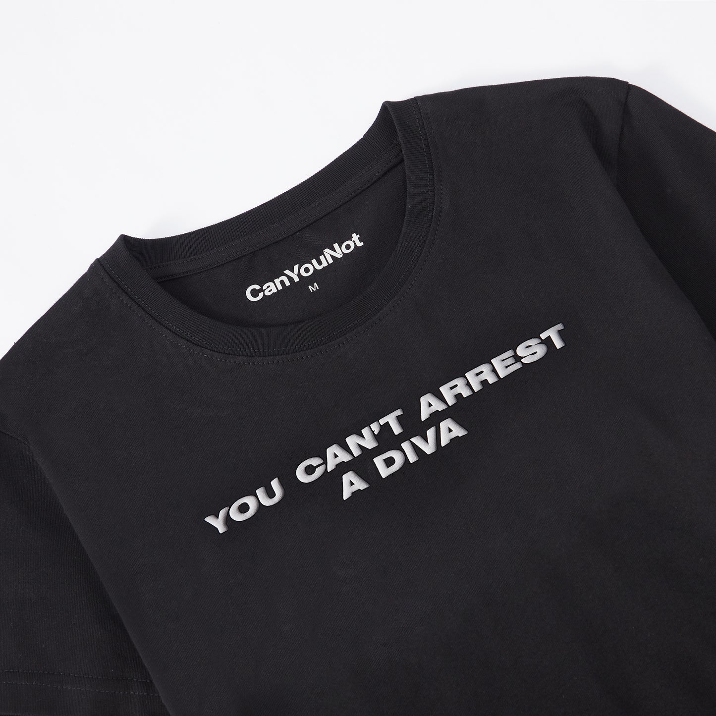 Arrest A Diva Baby Tee - Black