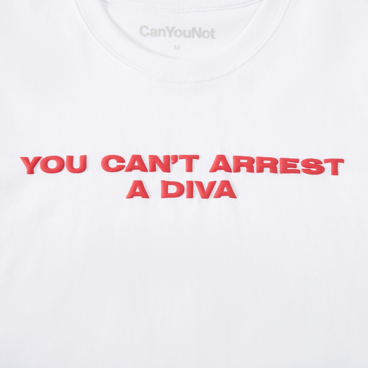 Arrest A Diva Baby Tee - White