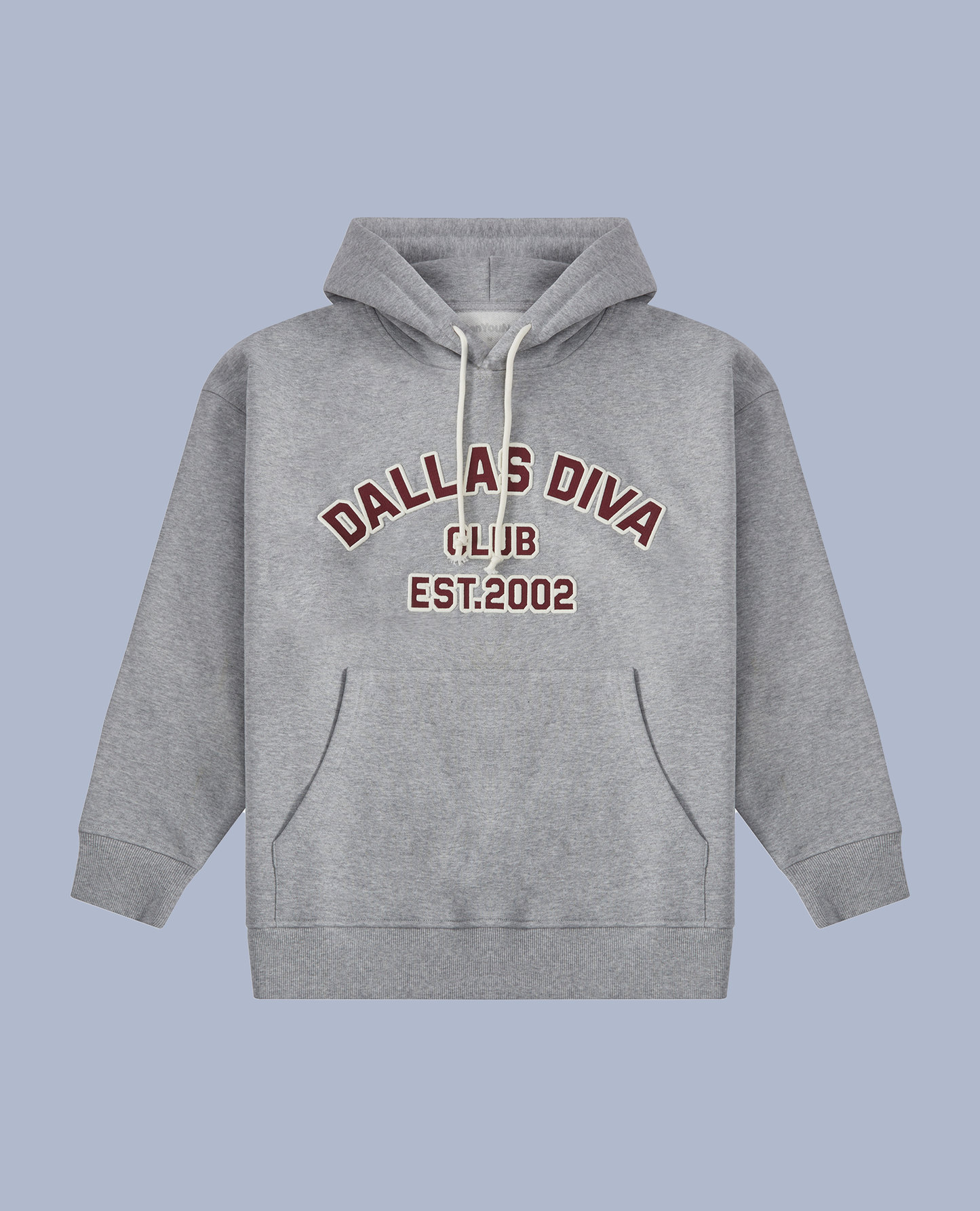 Dallas Diva Cropped Hoodie - Grey